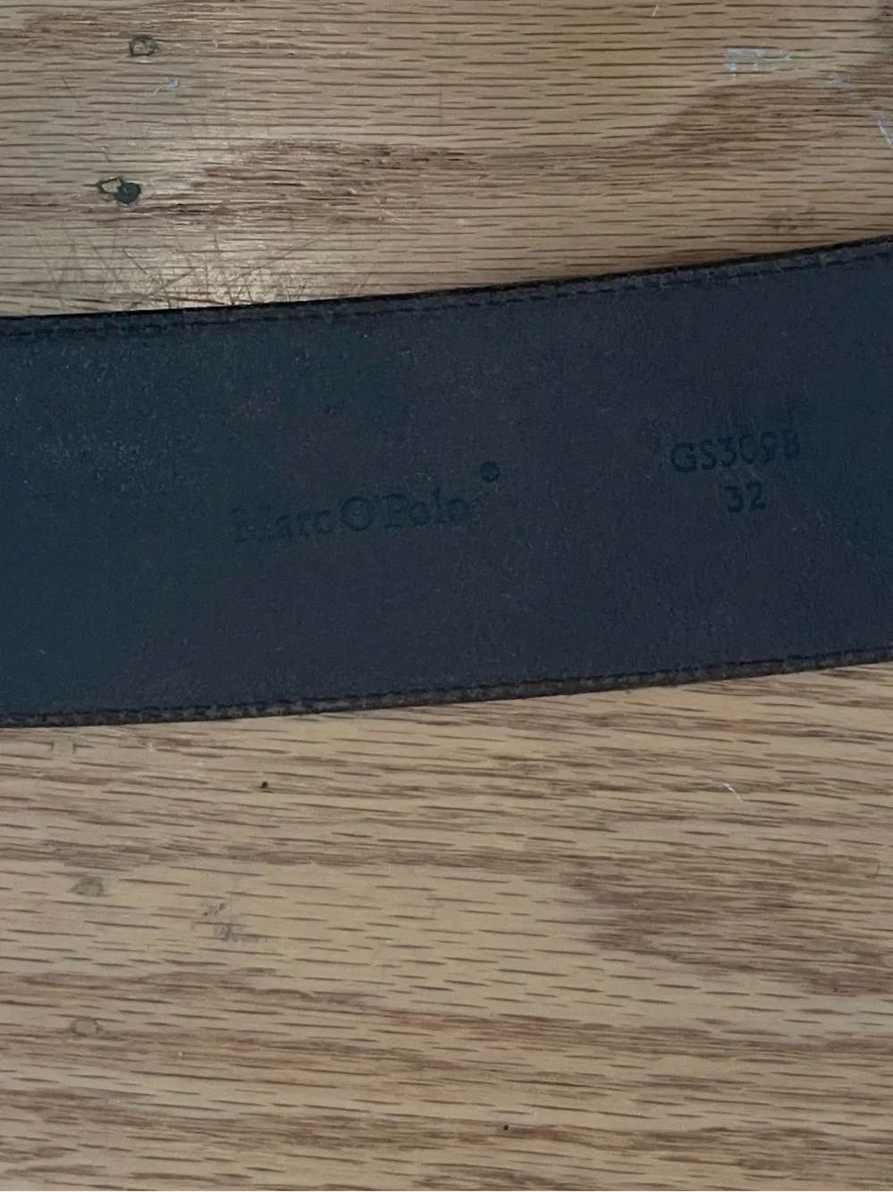 Marc O’Polo Brown Genuine Leather Wide Belt Size 32 Y2K Statement Belt
